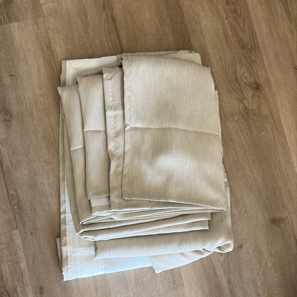 IKEA VILBORG set of 2 room-darkening curtains